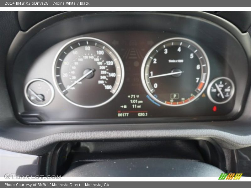 Alpine White / Black 2014 BMW X3 xDrive28i
