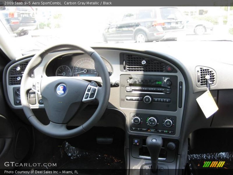 Carbon Gray Metallic / Black 2009 Saab 9-5 Aero SportCombi