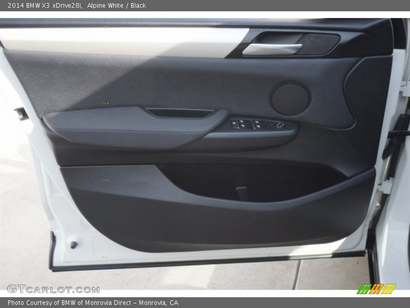 Alpine White / Black 2014 BMW X3 xDrive28i