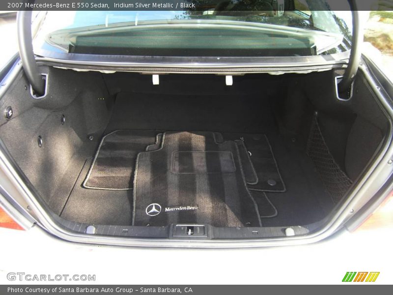 Iridium Silver Metallic / Black 2007 Mercedes-Benz E 550 Sedan