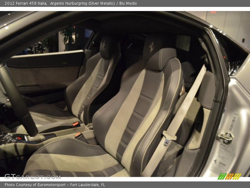 Front Seat of 2012 458 Italia