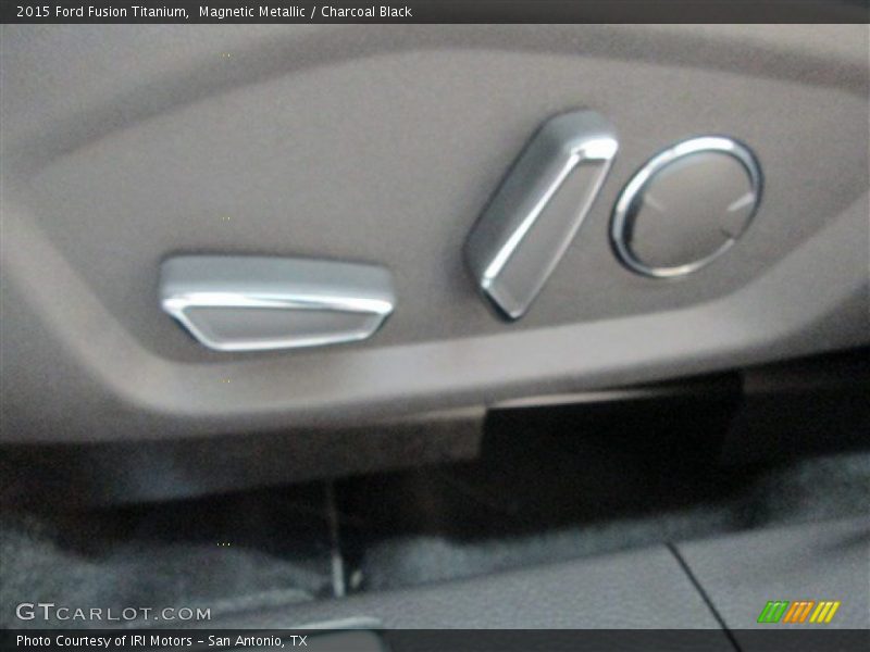 Magnetic Metallic / Charcoal Black 2015 Ford Fusion Titanium