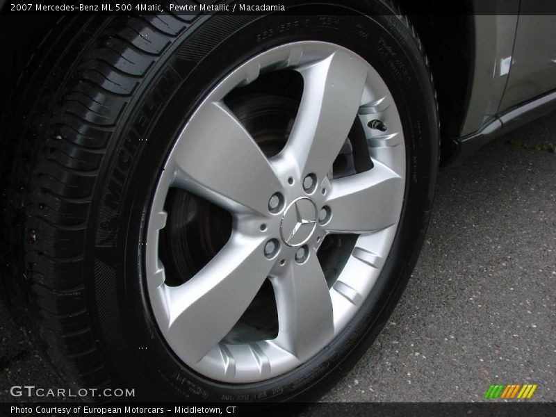 Pewter Metallic / Macadamia 2007 Mercedes-Benz ML 500 4Matic