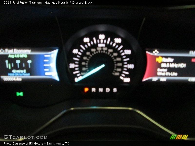 Magnetic Metallic / Charcoal Black 2015 Ford Fusion Titanium