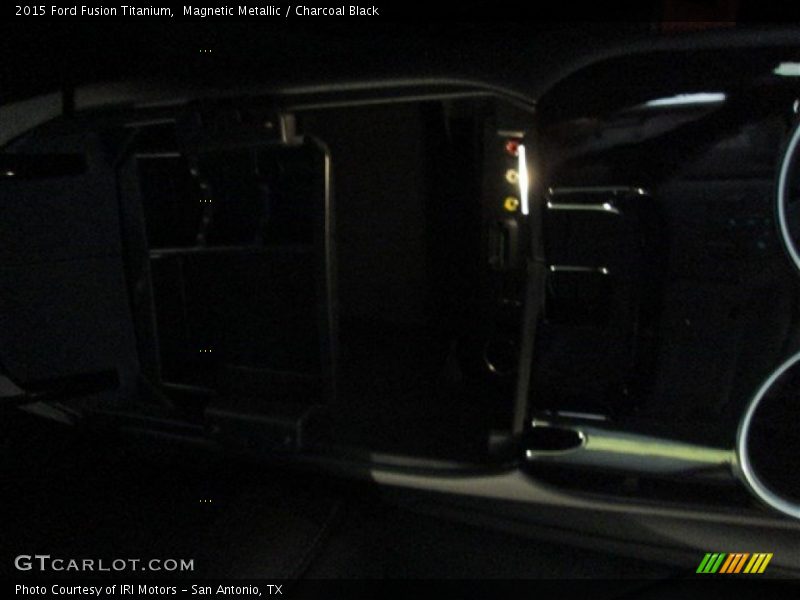 Magnetic Metallic / Charcoal Black 2015 Ford Fusion Titanium