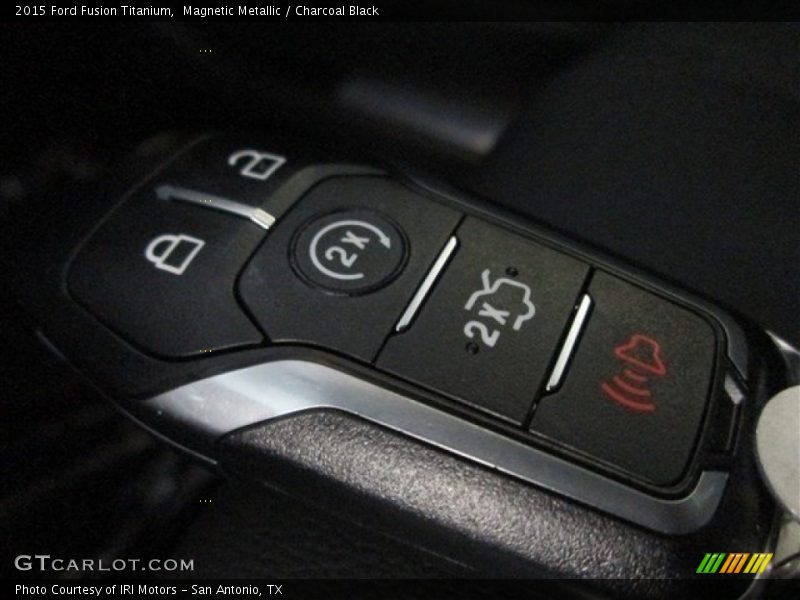 Magnetic Metallic / Charcoal Black 2015 Ford Fusion Titanium