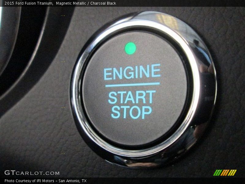 Magnetic Metallic / Charcoal Black 2015 Ford Fusion Titanium