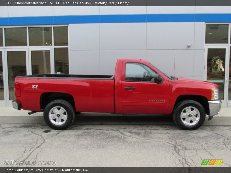 Victory Red / Ebony 2012 Chevrolet Silverado 1500 LT Regular Cab 4x4