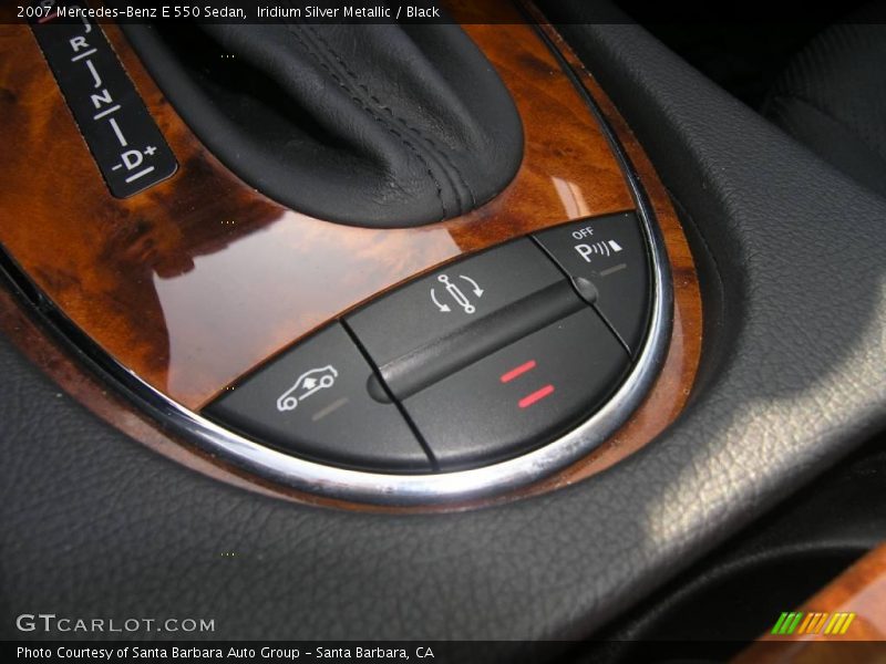 Iridium Silver Metallic / Black 2007 Mercedes-Benz E 550 Sedan