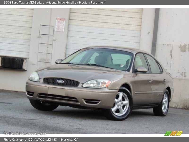Arizona Beige Metallic / Medium Parchment 2004 Ford Taurus SES Sedan
