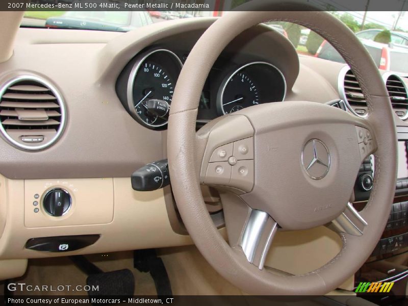 Pewter Metallic / Macadamia 2007 Mercedes-Benz ML 500 4Matic