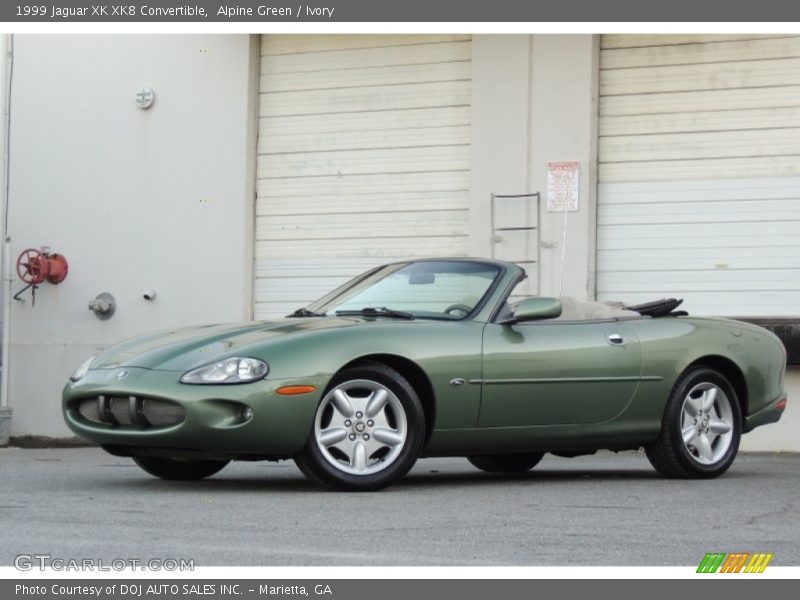  1999 XK XK8 Convertible Alpine Green
