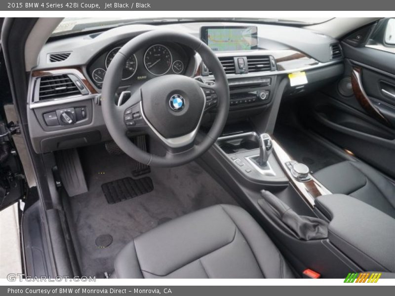  2015 4 Series 428i Coupe Black Interior