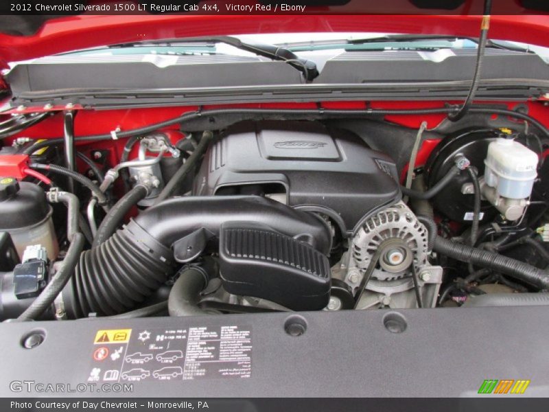 Victory Red / Ebony 2012 Chevrolet Silverado 1500 LT Regular Cab 4x4