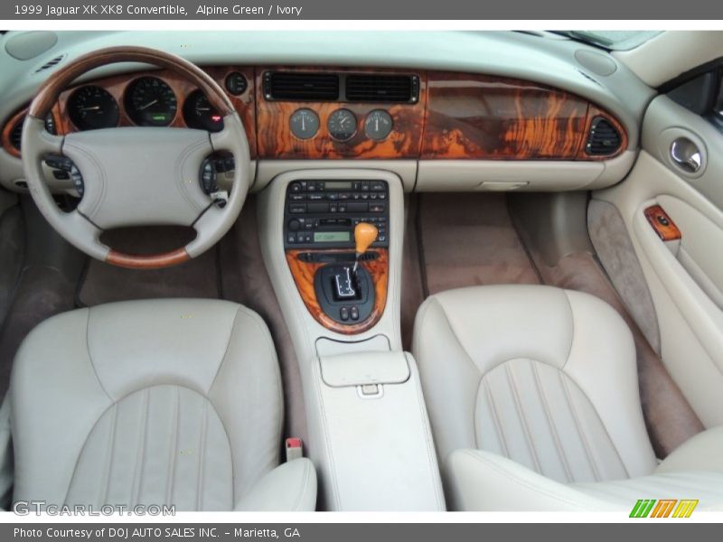 Ivory Interior - 1999 XK XK8 Convertible 