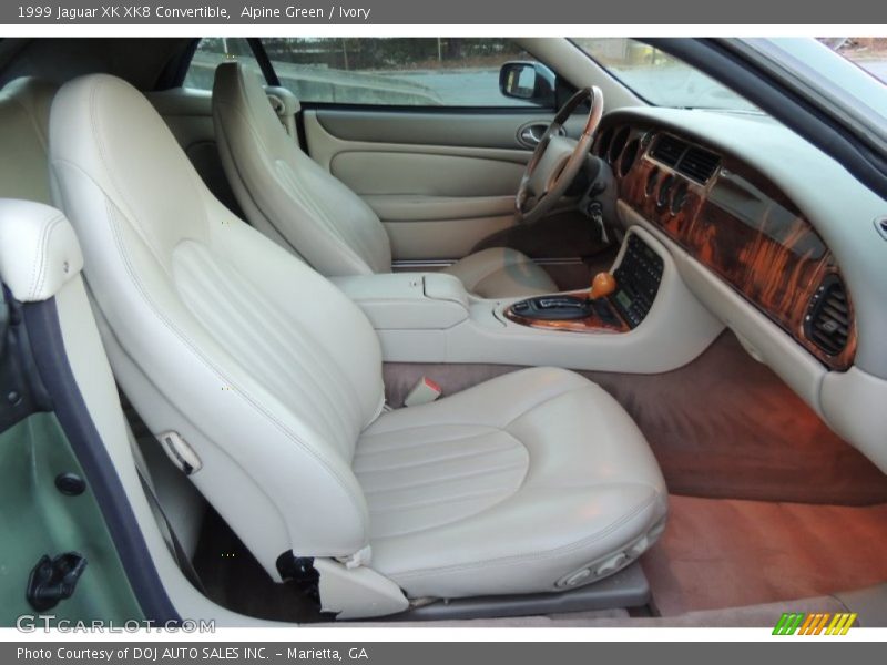 Alpine Green / Ivory 1999 Jaguar XK XK8 Convertible