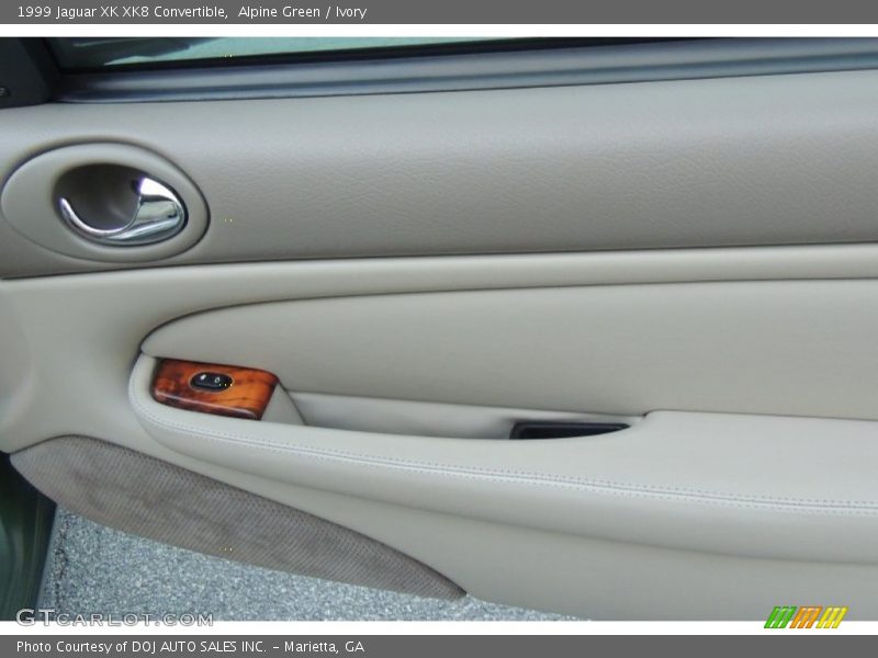 Alpine Green / Ivory 1999 Jaguar XK XK8 Convertible