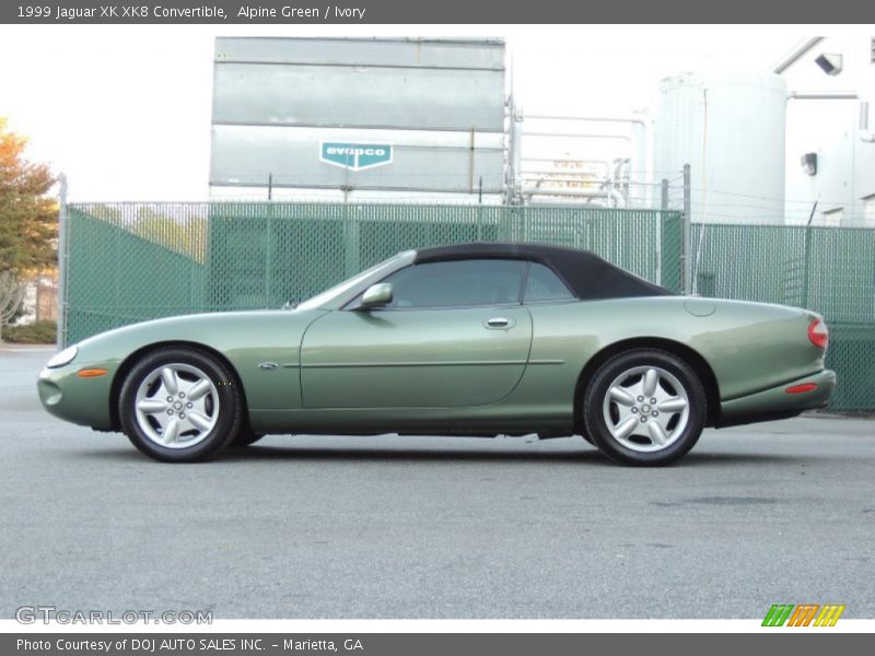  1999 XK XK8 Convertible Alpine Green