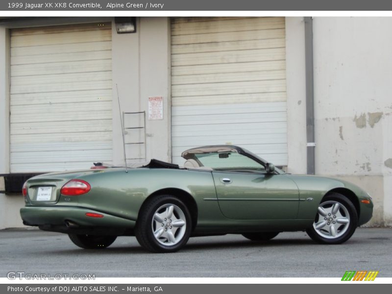 Alpine Green / Ivory 1999 Jaguar XK XK8 Convertible