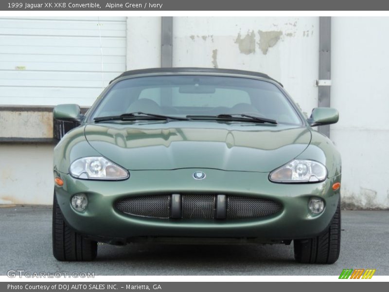 Alpine Green / Ivory 1999 Jaguar XK XK8 Convertible