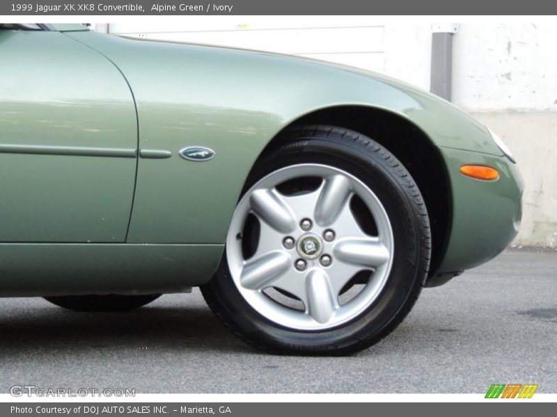 Alpine Green / Ivory 1999 Jaguar XK XK8 Convertible