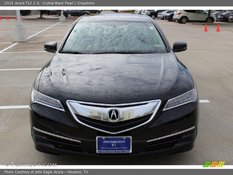 Crystal Black Pearl / Graystone 2015 Acura TLX 2.4