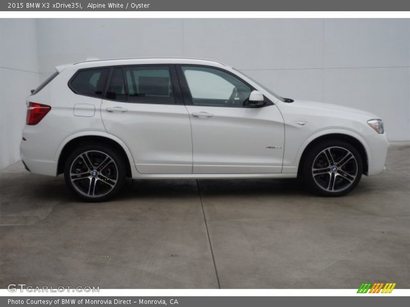 Alpine White / Oyster 2015 BMW X3 xDrive35i