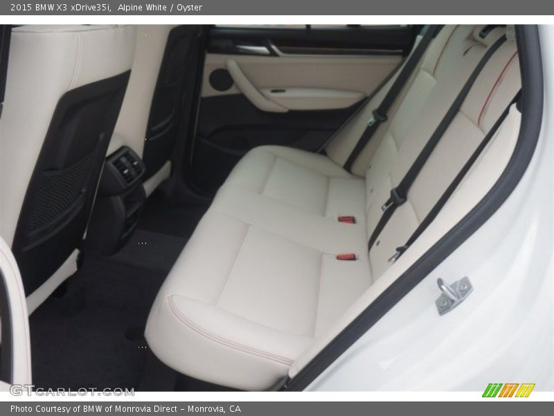 Alpine White / Oyster 2015 BMW X3 xDrive35i