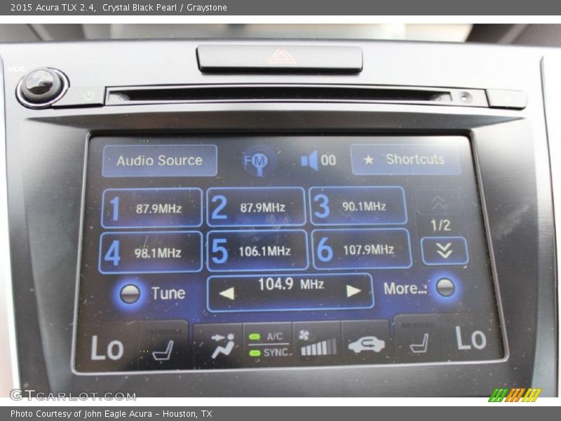 Crystal Black Pearl / Graystone 2015 Acura TLX 2.4