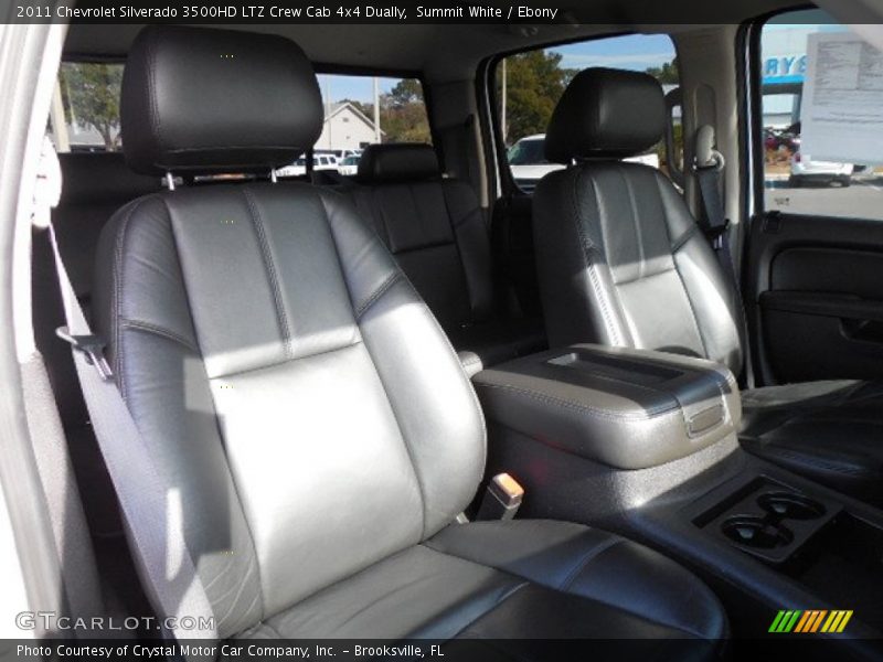 Summit White / Ebony 2011 Chevrolet Silverado 3500HD LTZ Crew Cab 4x4 Dually