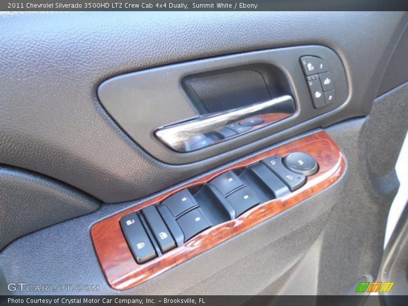Summit White / Ebony 2011 Chevrolet Silverado 3500HD LTZ Crew Cab 4x4 Dually