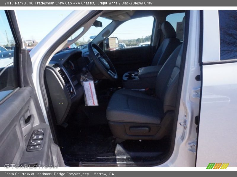 Bright White / Black/Diesel Gray 2015 Ram 3500 Tradesman Crew Cab 4x4 Chassis