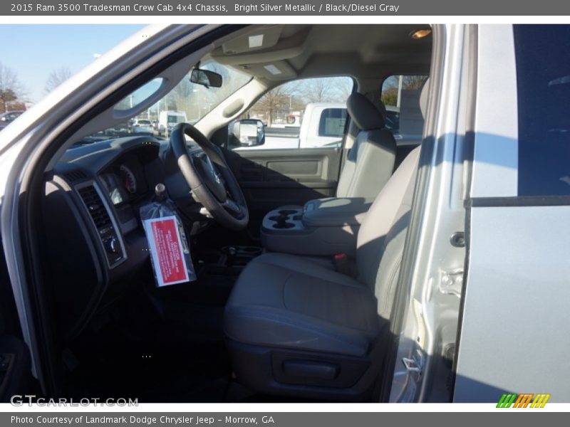 Bright Silver Metallic / Black/Diesel Gray 2015 Ram 3500 Tradesman Crew Cab 4x4 Chassis