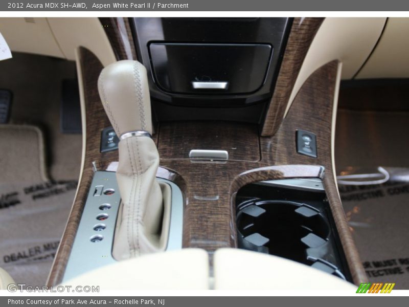 Aspen White Pearl II / Parchment 2012 Acura MDX SH-AWD