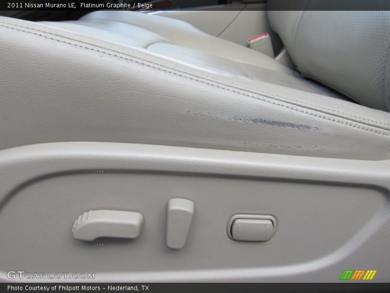 Platinum Graphite / Beige 2011 Nissan Murano LE