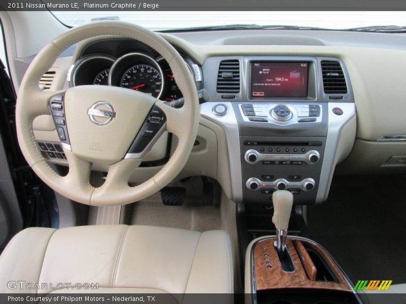 Platinum Graphite / Beige 2011 Nissan Murano LE