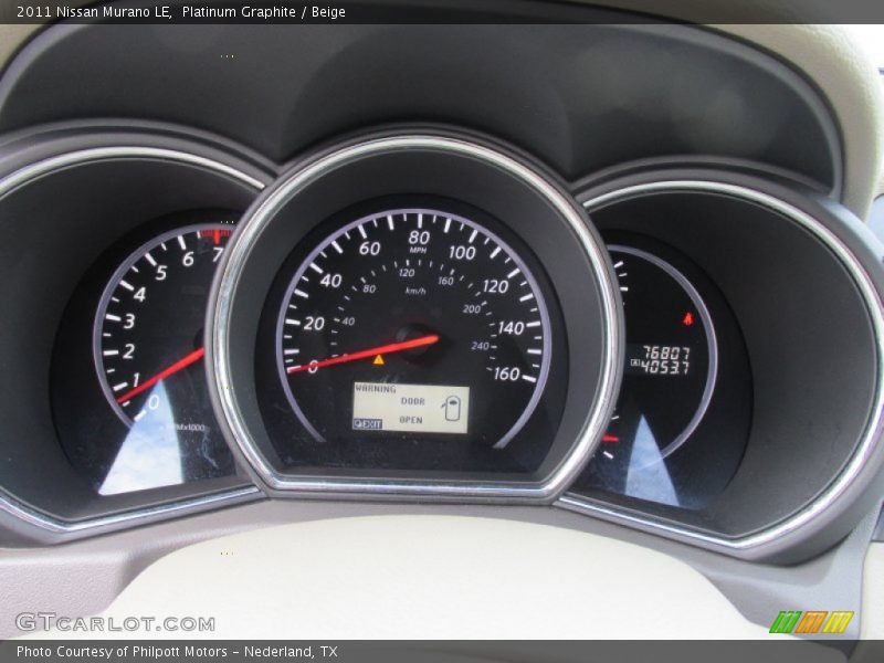 Platinum Graphite / Beige 2011 Nissan Murano LE
