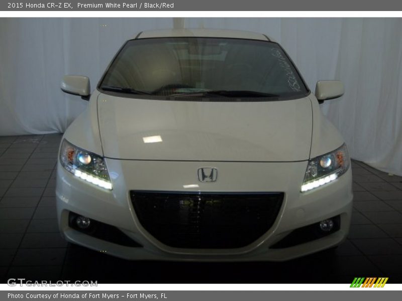 Premium White Pearl / Black/Red 2015 Honda CR-Z EX