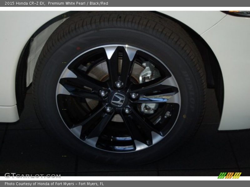 Premium White Pearl / Black/Red 2015 Honda CR-Z EX