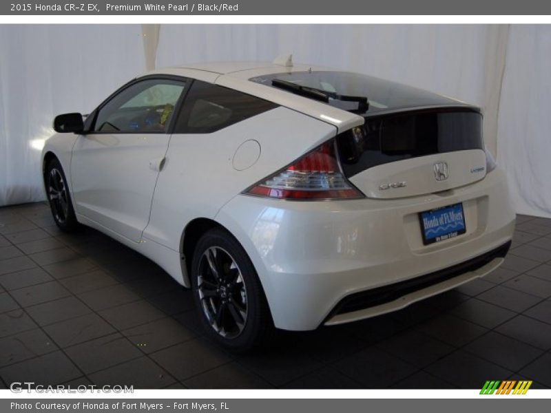 Premium White Pearl / Black/Red 2015 Honda CR-Z EX