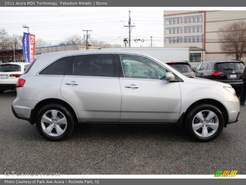 Palladium Metallic / Ebony 2011 Acura MDX Technology