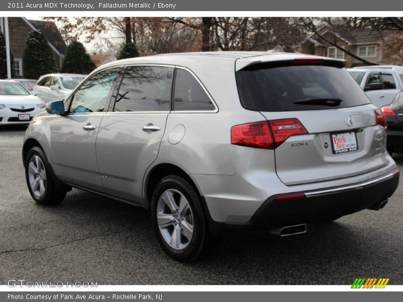 Palladium Metallic / Ebony 2011 Acura MDX Technology