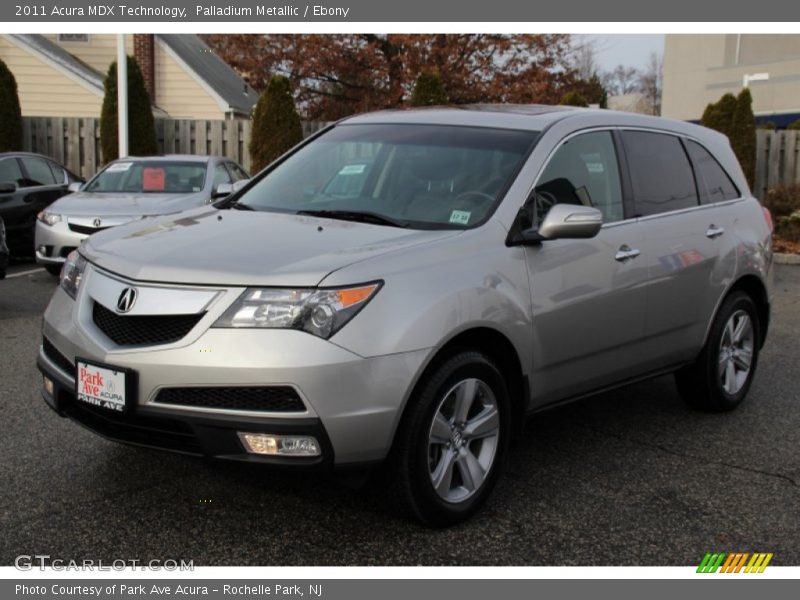 Palladium Metallic / Ebony 2011 Acura MDX Technology