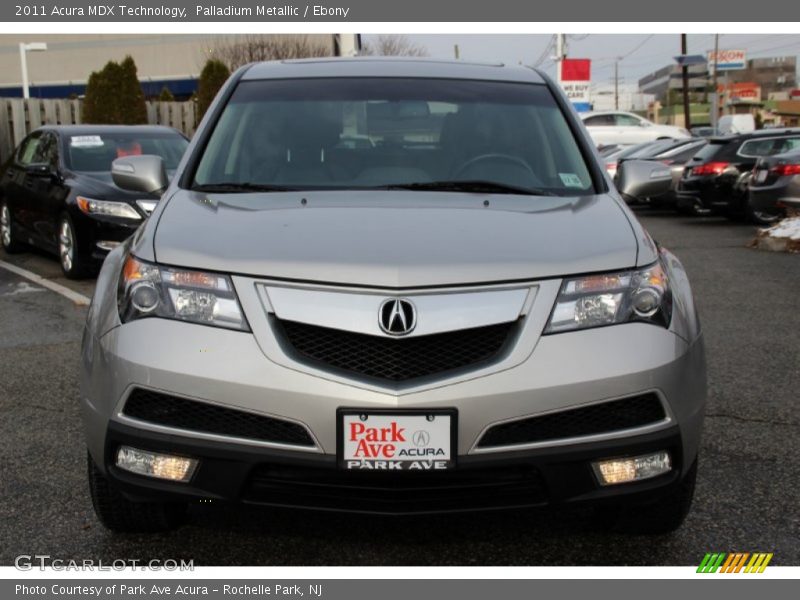 Palladium Metallic / Ebony 2011 Acura MDX Technology