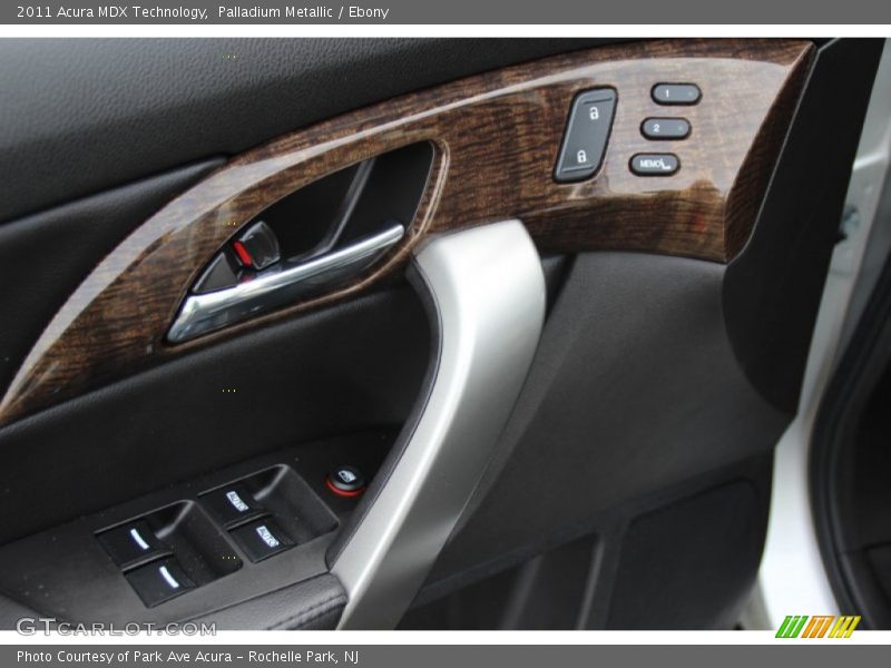 Palladium Metallic / Ebony 2011 Acura MDX Technology