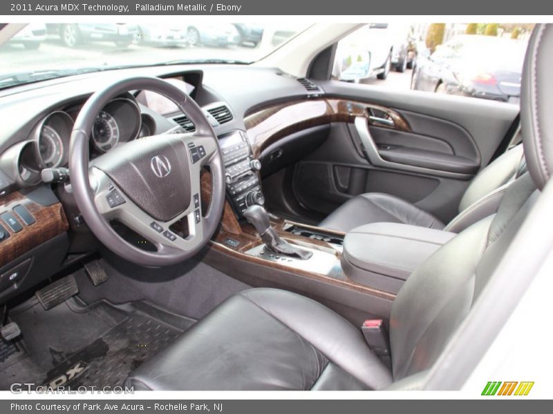 Palladium Metallic / Ebony 2011 Acura MDX Technology