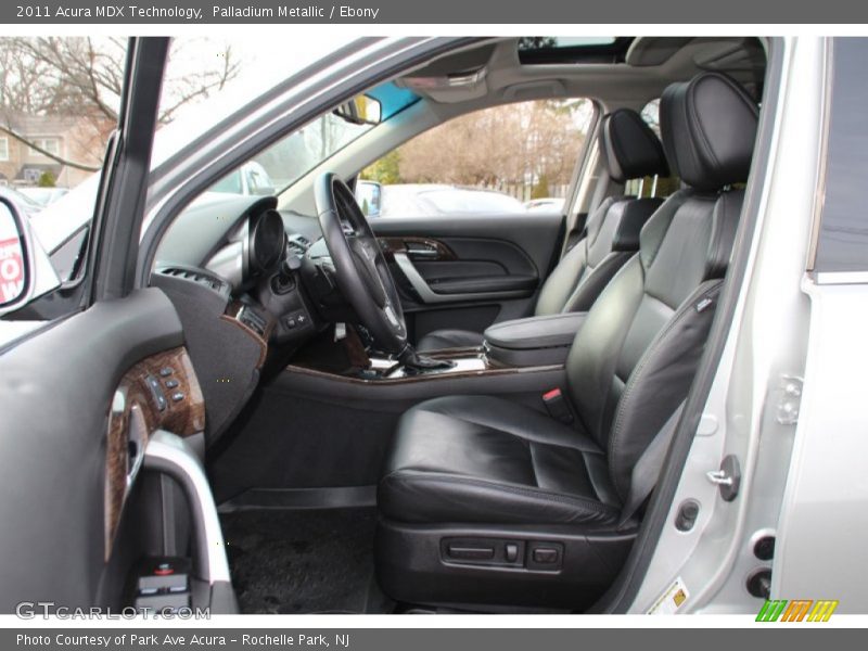 Palladium Metallic / Ebony 2011 Acura MDX Technology