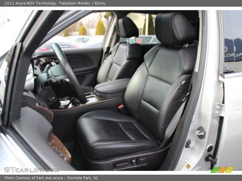 Palladium Metallic / Ebony 2011 Acura MDX Technology