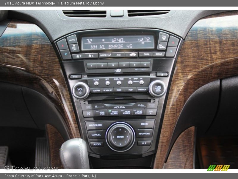 Palladium Metallic / Ebony 2011 Acura MDX Technology