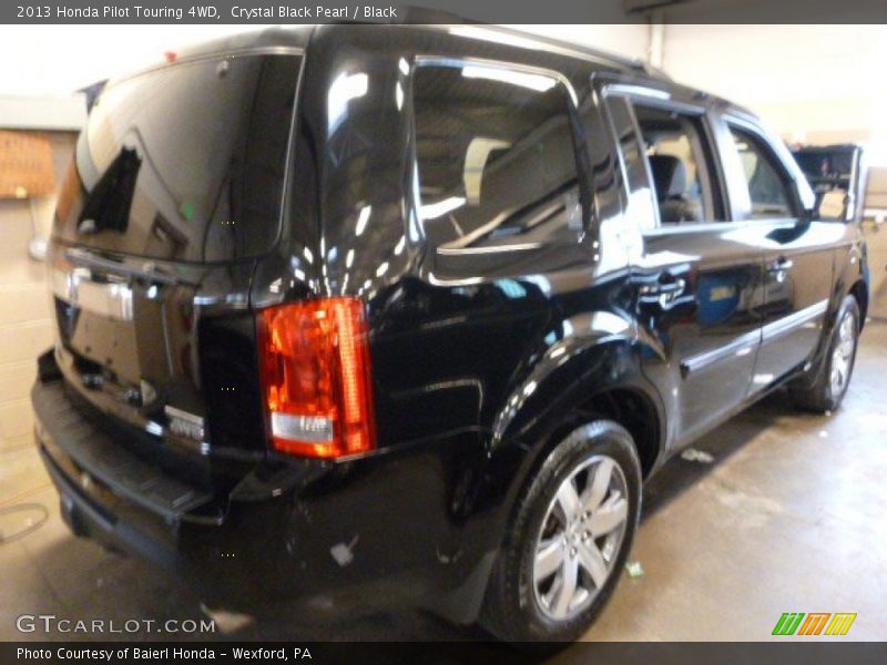 Crystal Black Pearl / Black 2013 Honda Pilot Touring 4WD